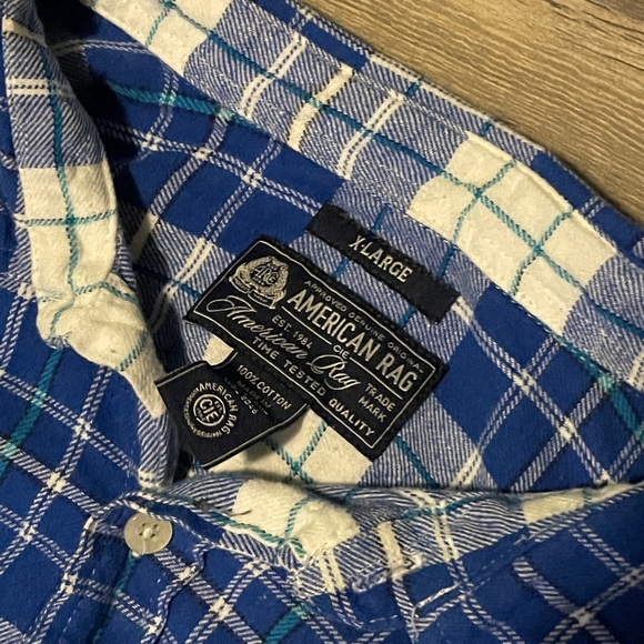 American Rag Flannel Button Down - Picture 3 of 3